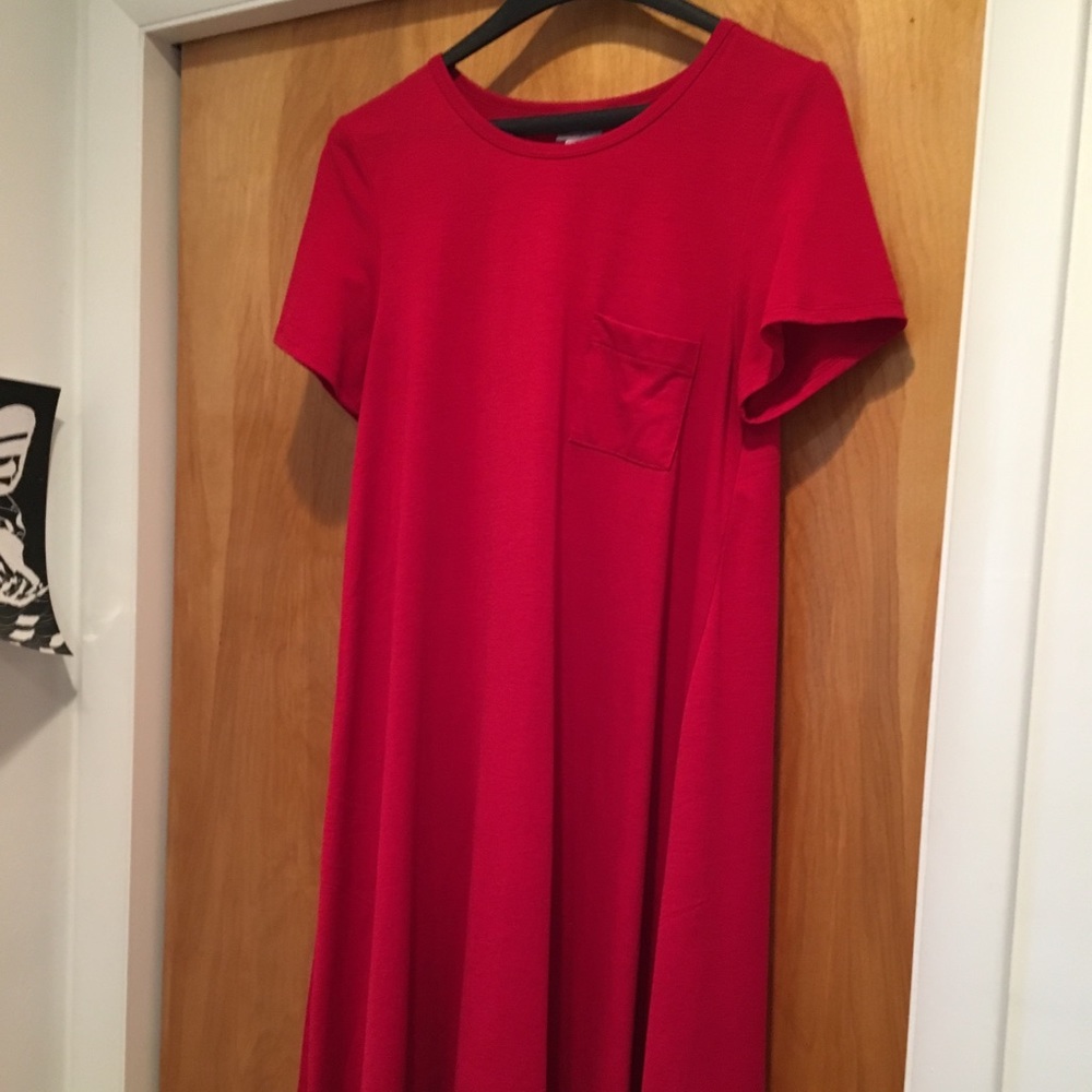 NWOT Red LuLaRoe Carly size Small.